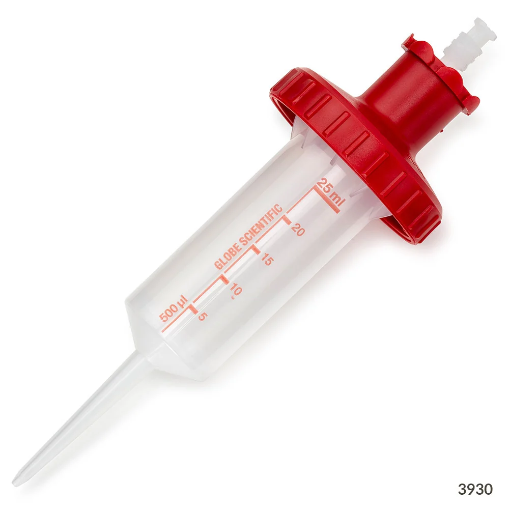 RV-Pette PRO Dispenser Tip for Repeat Volume Pipettors, Certified, Sterile, 50mL (1 Gray Adapter Included) - CS/400