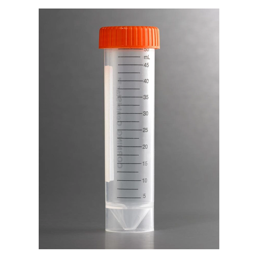 Corning 50mL PP Centrifuge Tubes, Self-Standing with CentriStar Cap, Bulk Packed, Sterile, 25/Sleeve, 500/Case