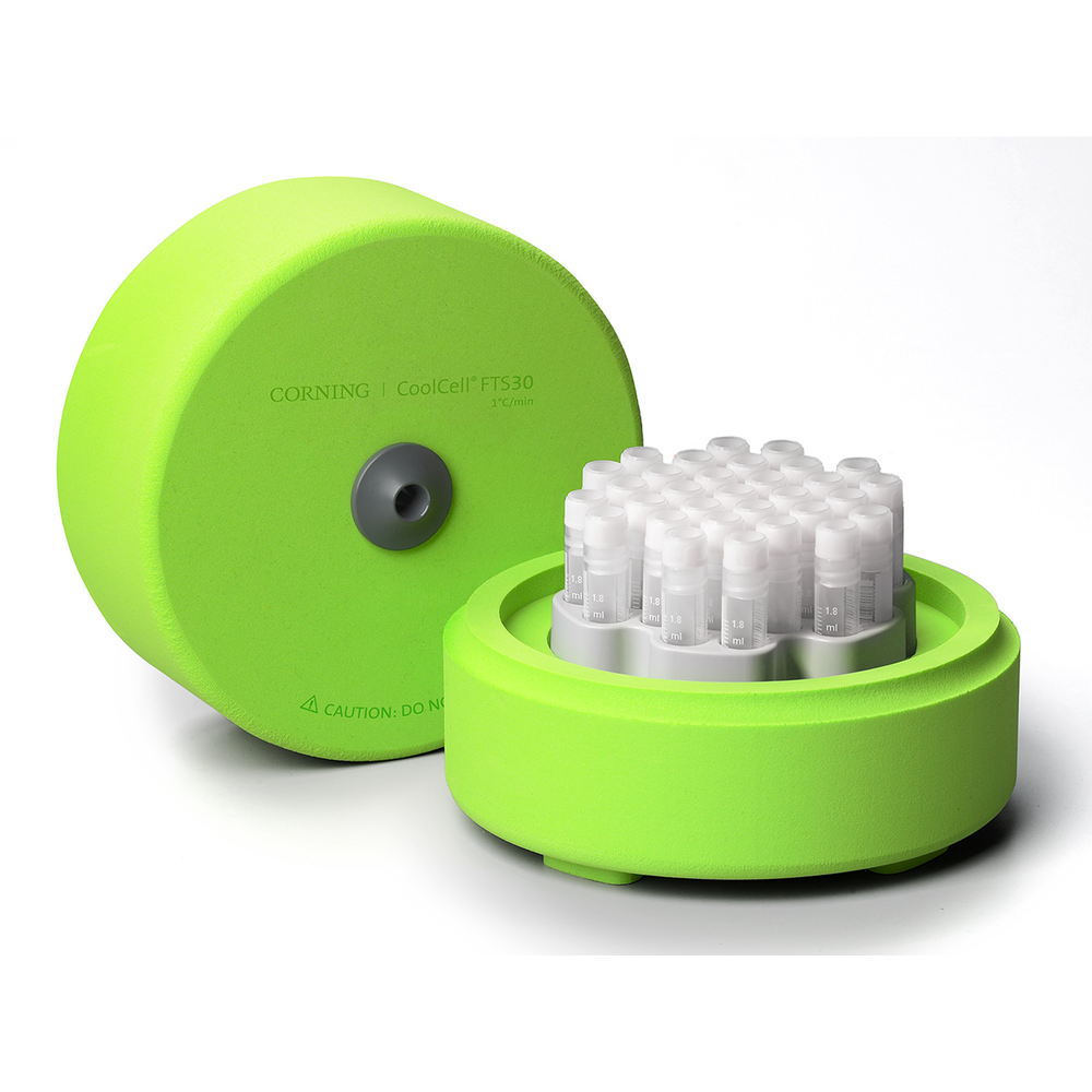 CoolCell FTS30, green Freezing container, for 30 x 1ml or 2ml cryogenic vials