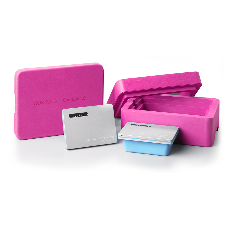 CoolBox 2XT, pink all-day cooling and freezing workstation, double capacity