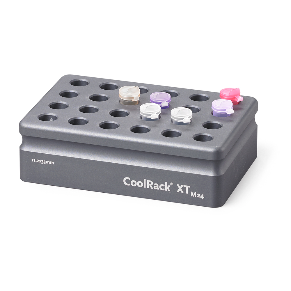 CoolRack XT 5ml holds 12 x 5ml centrifuge tubes