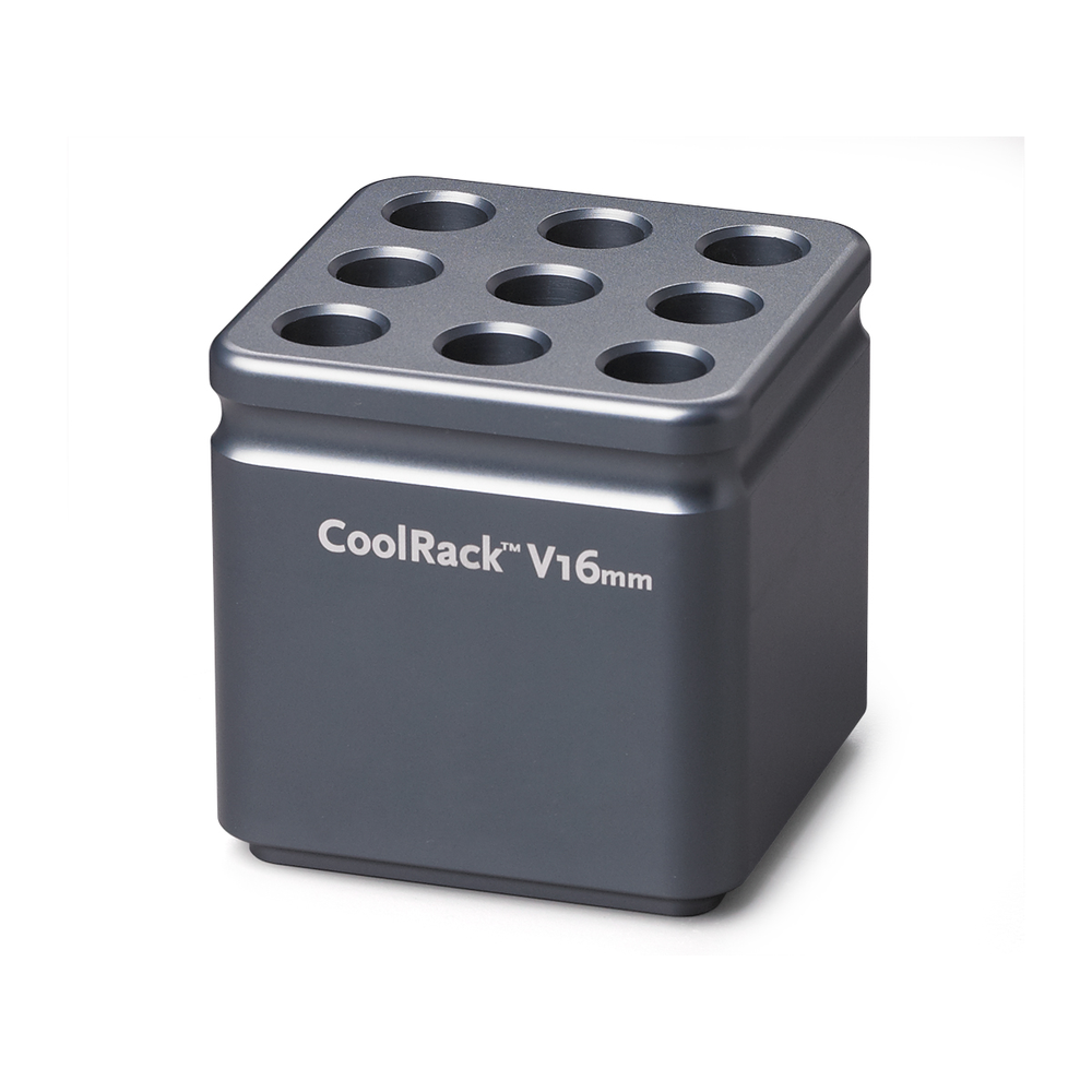 CoolRack V16, holds 9x16x100mm blood tubes