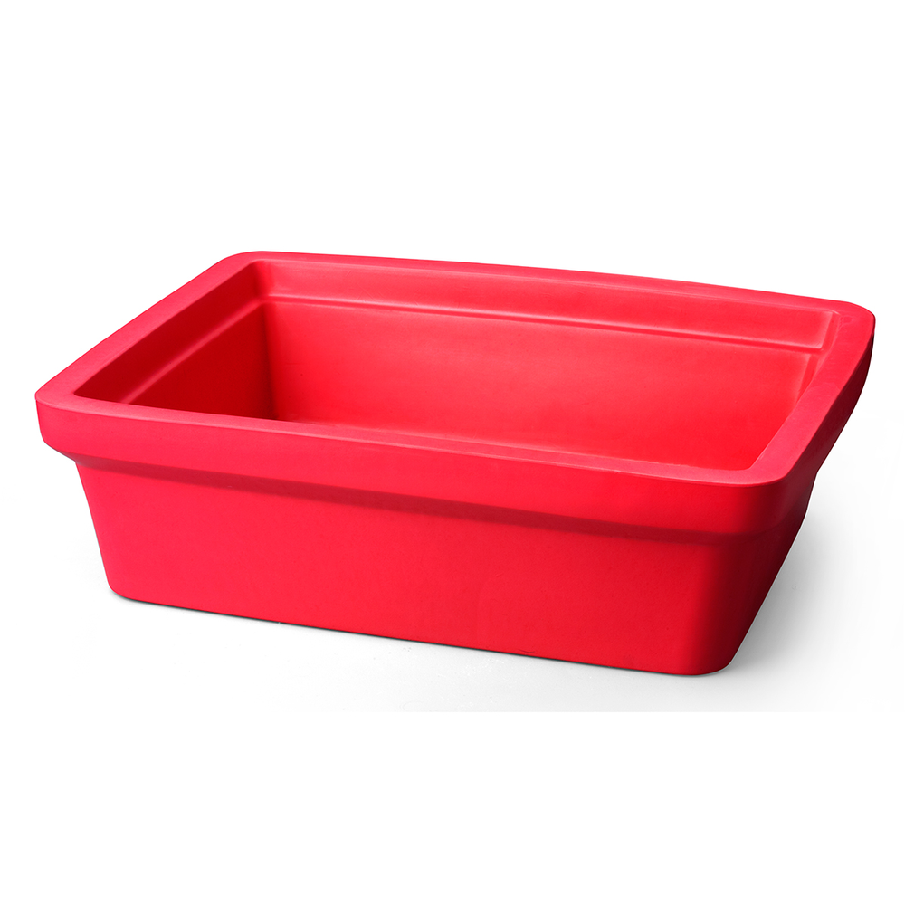 Ice pan, rectangular, maxi 9L red