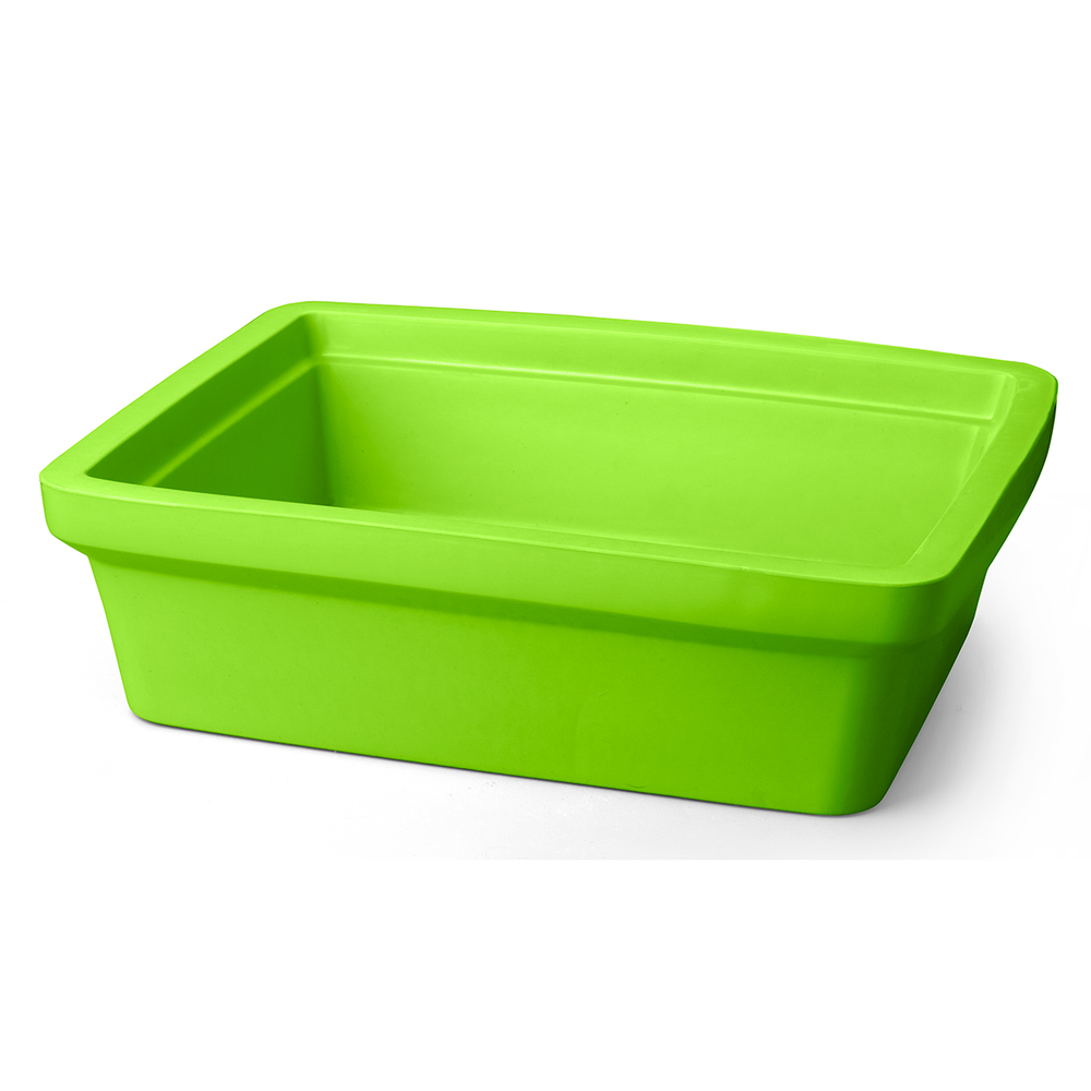 Ice pan, rectangular, maxi 9L lime green