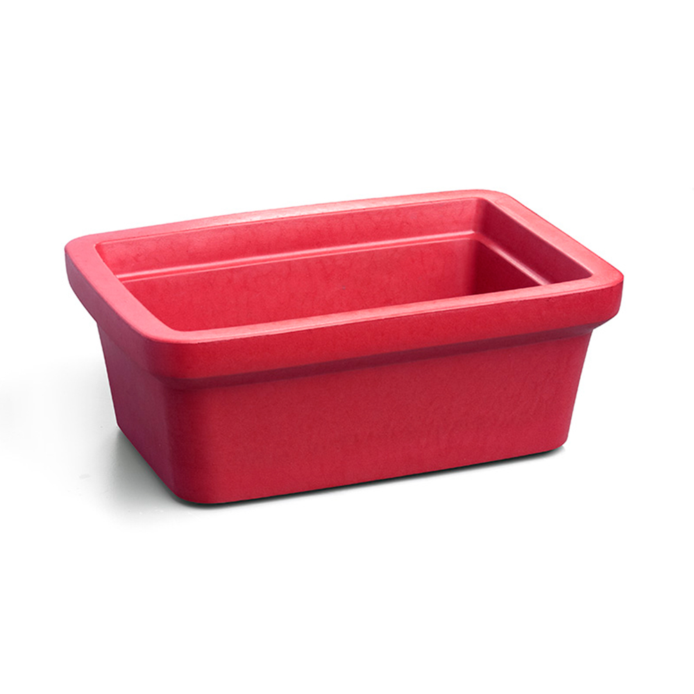 Ice pan, rectangular, midi, 4L, red