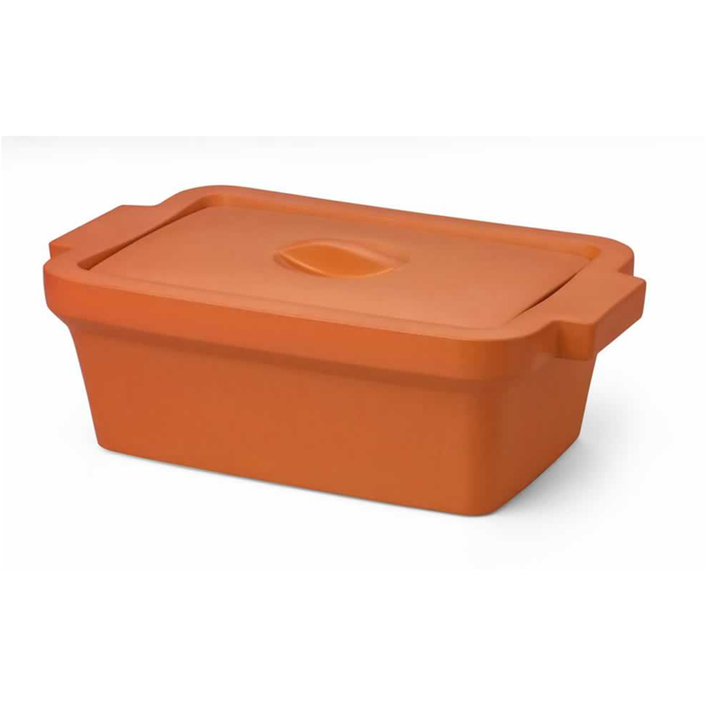 Ice pan, rectangular with lid, midi, 4L, orange
