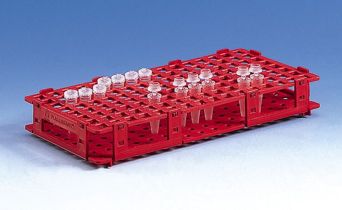 Microcentrifuge tube rack, holds 20, 1.5mL tubes, pack of 1