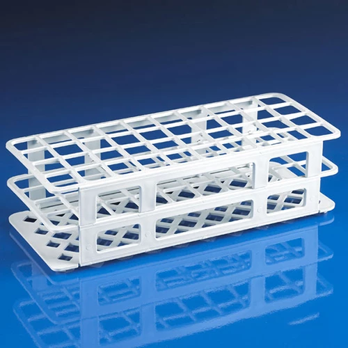Snap-N-Rack Tube Rack for 25mm Tubes, 40-Place, PP, White - PK/1