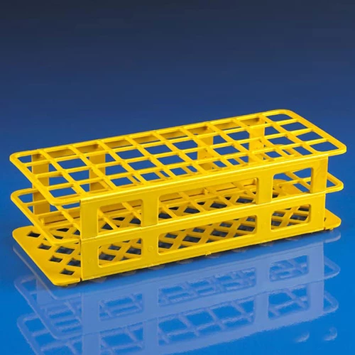 Snap-N-Rack Tube Rack for 25mm Tubes, 40-Place, PP, Yellow - PK/1