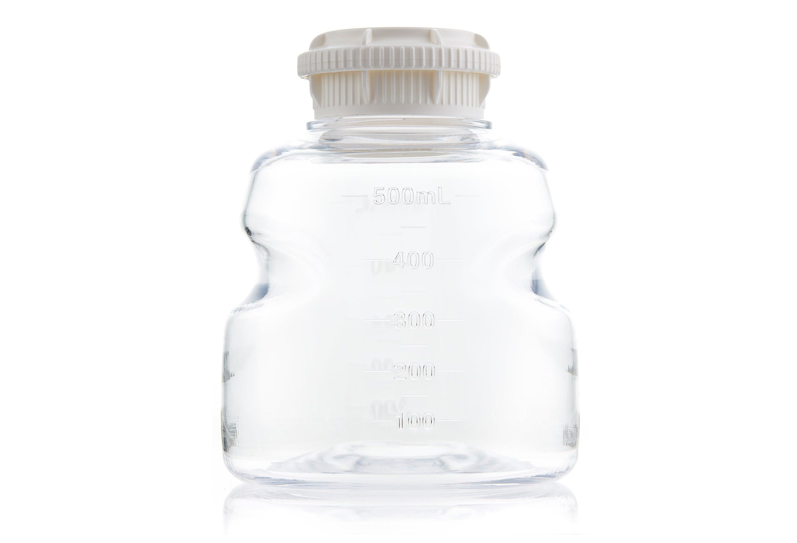 Autofil® Sterile Polystyrene Media Storage Bottles with SECUREgrasp GL45 Cap, 500 mL, 24/CS