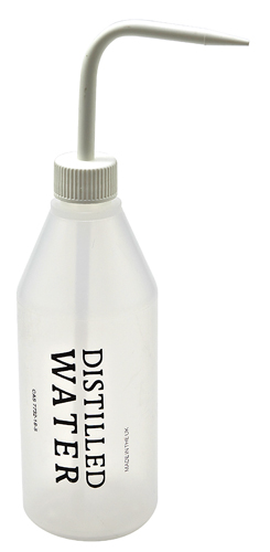 Washbottle Sloped NM Distilled, LDPE 500, 5/CS