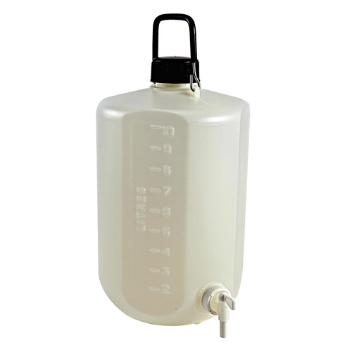 Carboy NM w Spigot, HDPE 10L, 1/EA