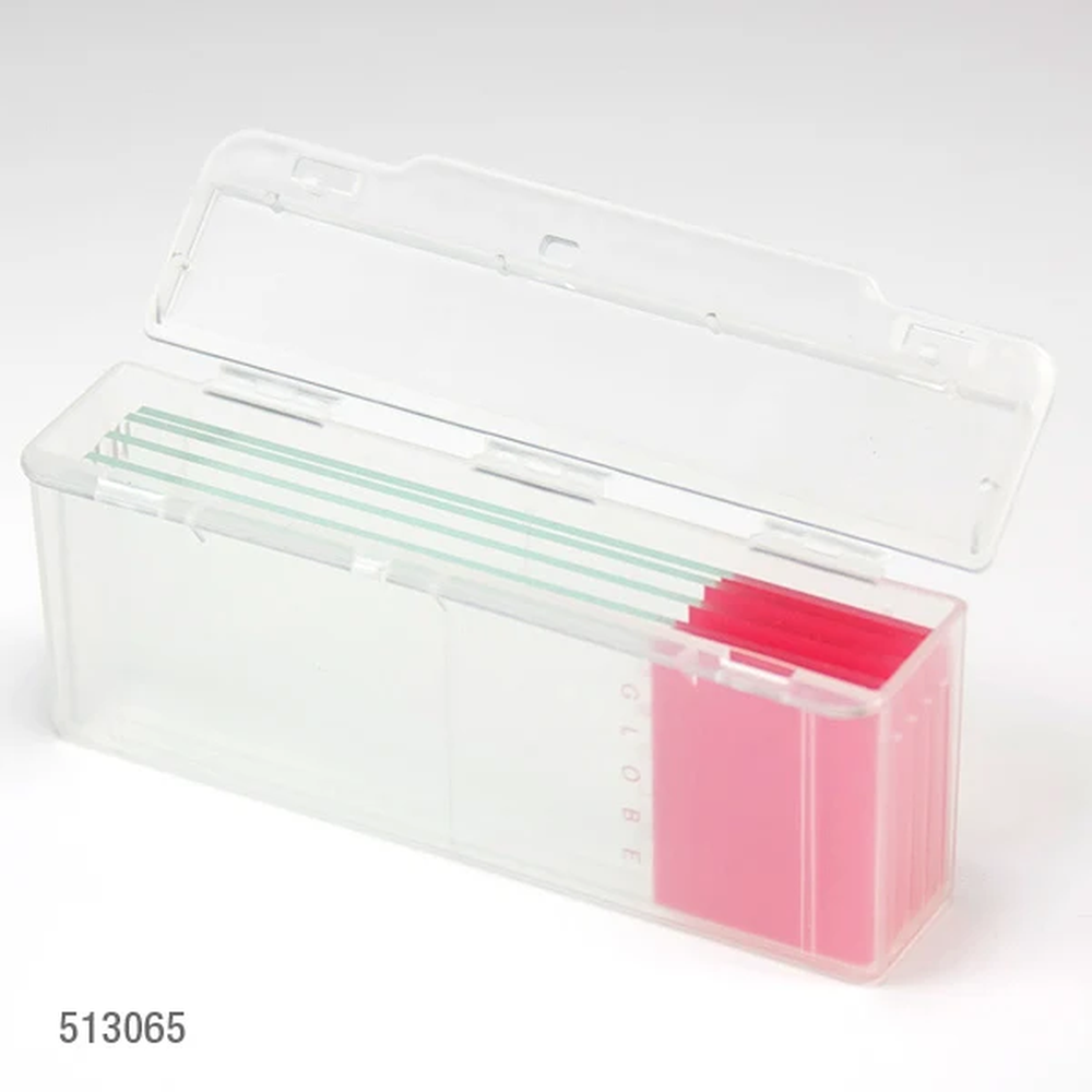 Slide Mailer, Polypropylene, Side Flip Lid, for 5 Slides, Natural, 100/Box