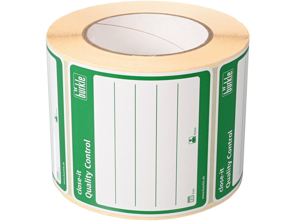 close-it control seal, 95x95 mm, green