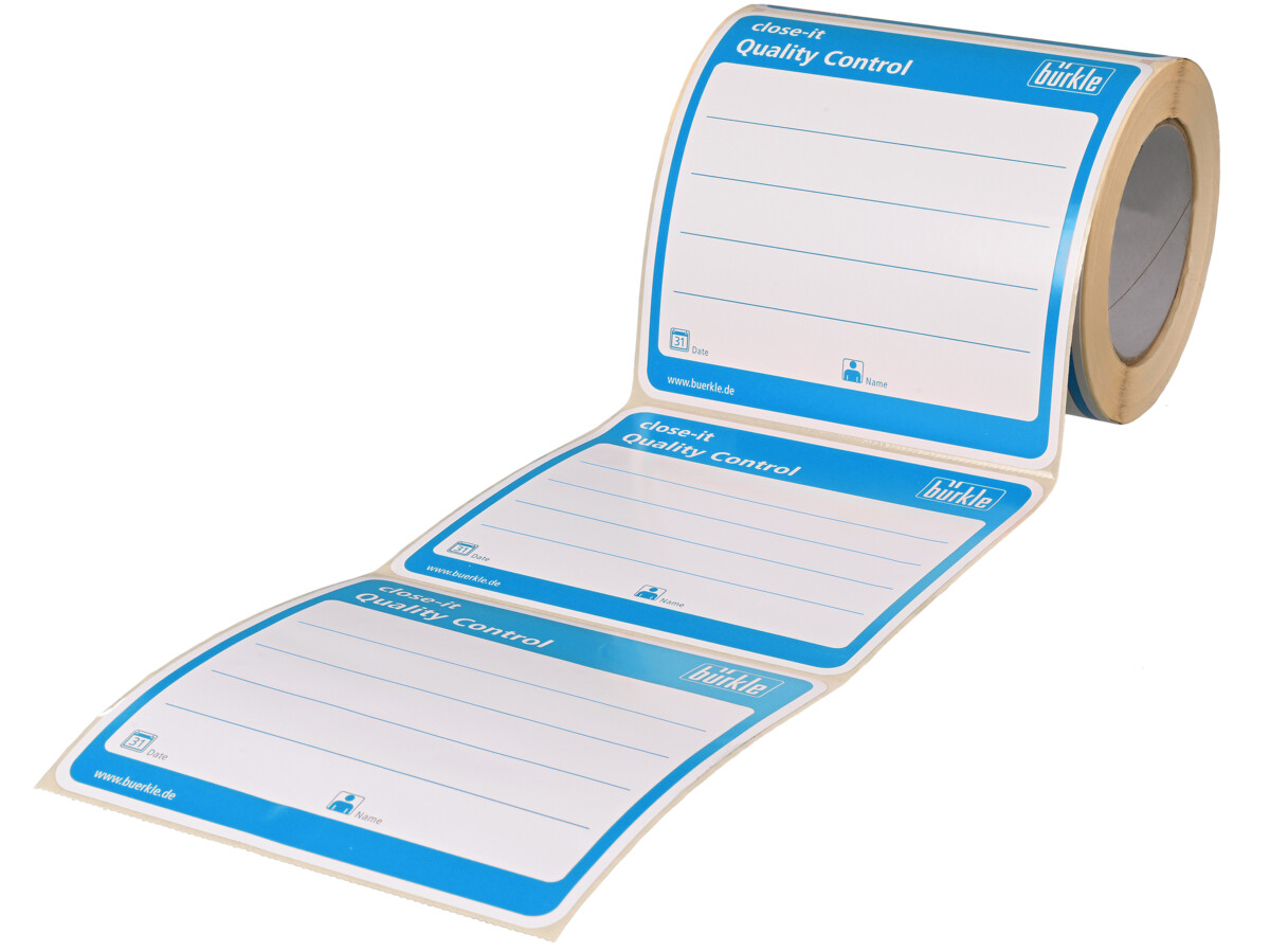 close-it maxi control seal, 150x150 mm, blue