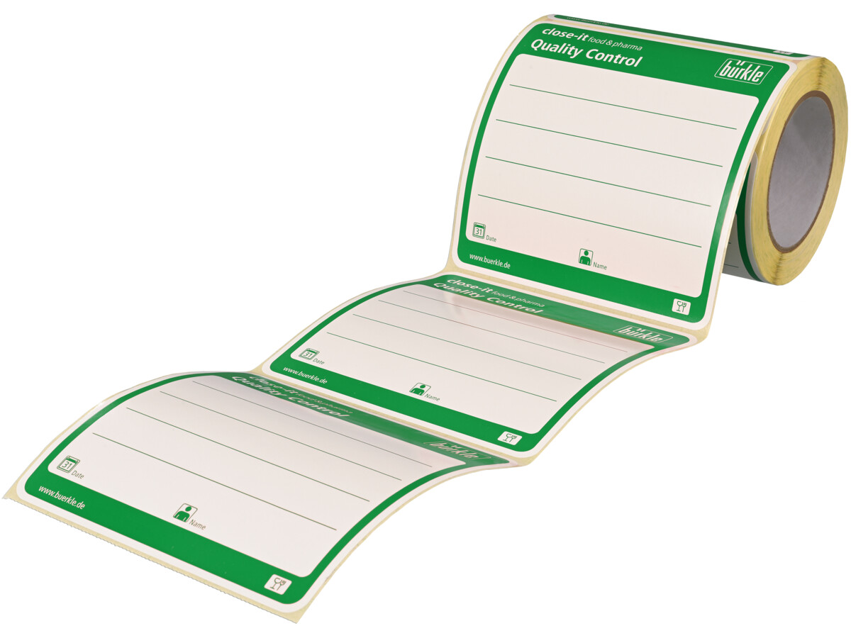 close-it food & pharma maxi seal, 150x150mm, green