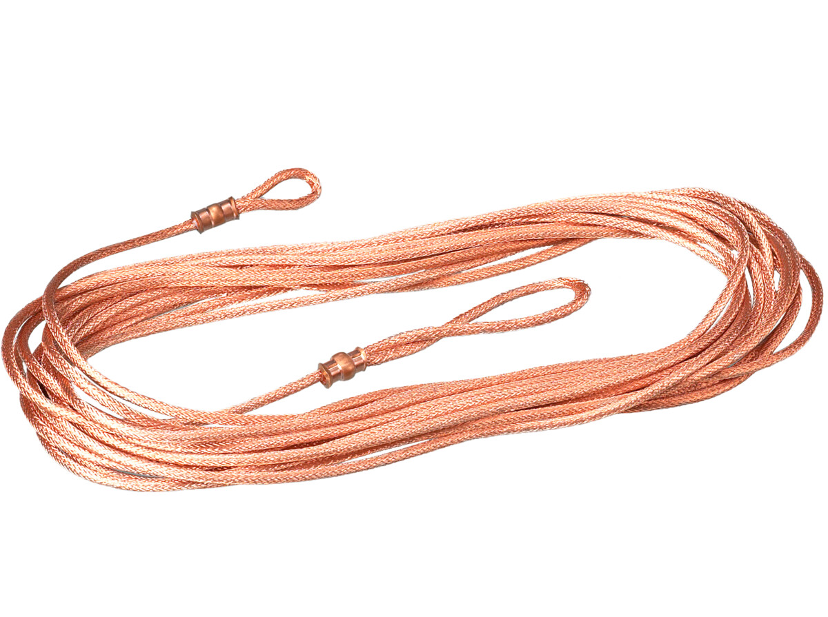 Copper lowering cable, length 10 m, Ø 4,5 mm
