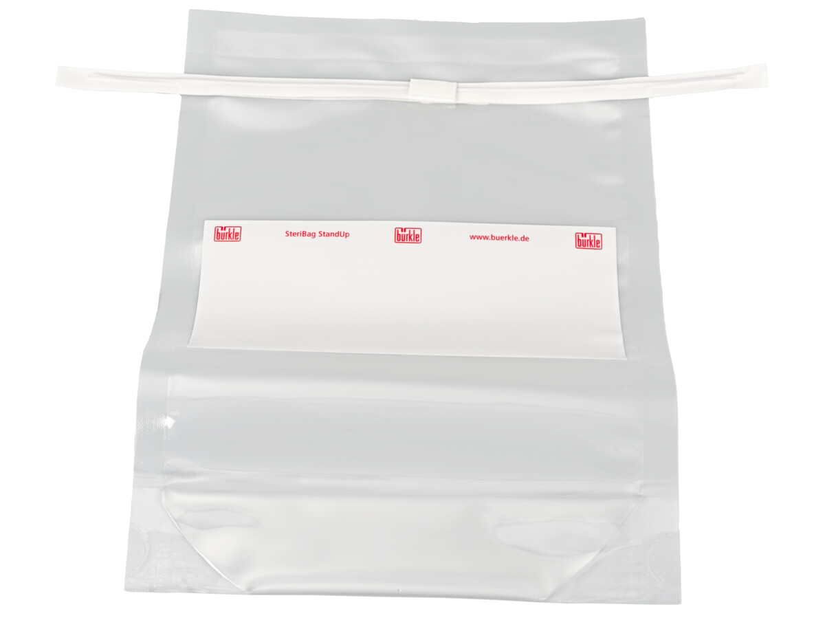 Sampling bag SteriBag StandUp, 600ml, w lab.area