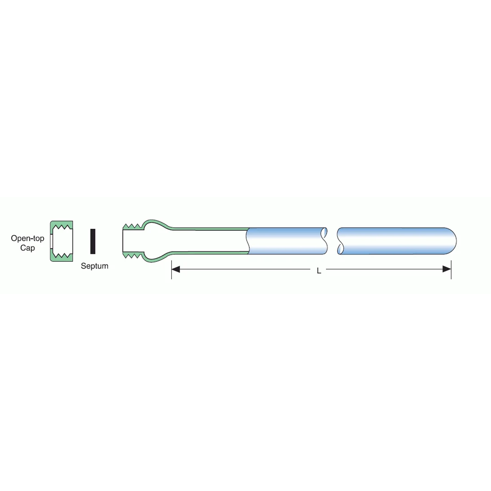 5MM THIN WALL SCREW CAP NMR SAMPLE TUBE 8LG