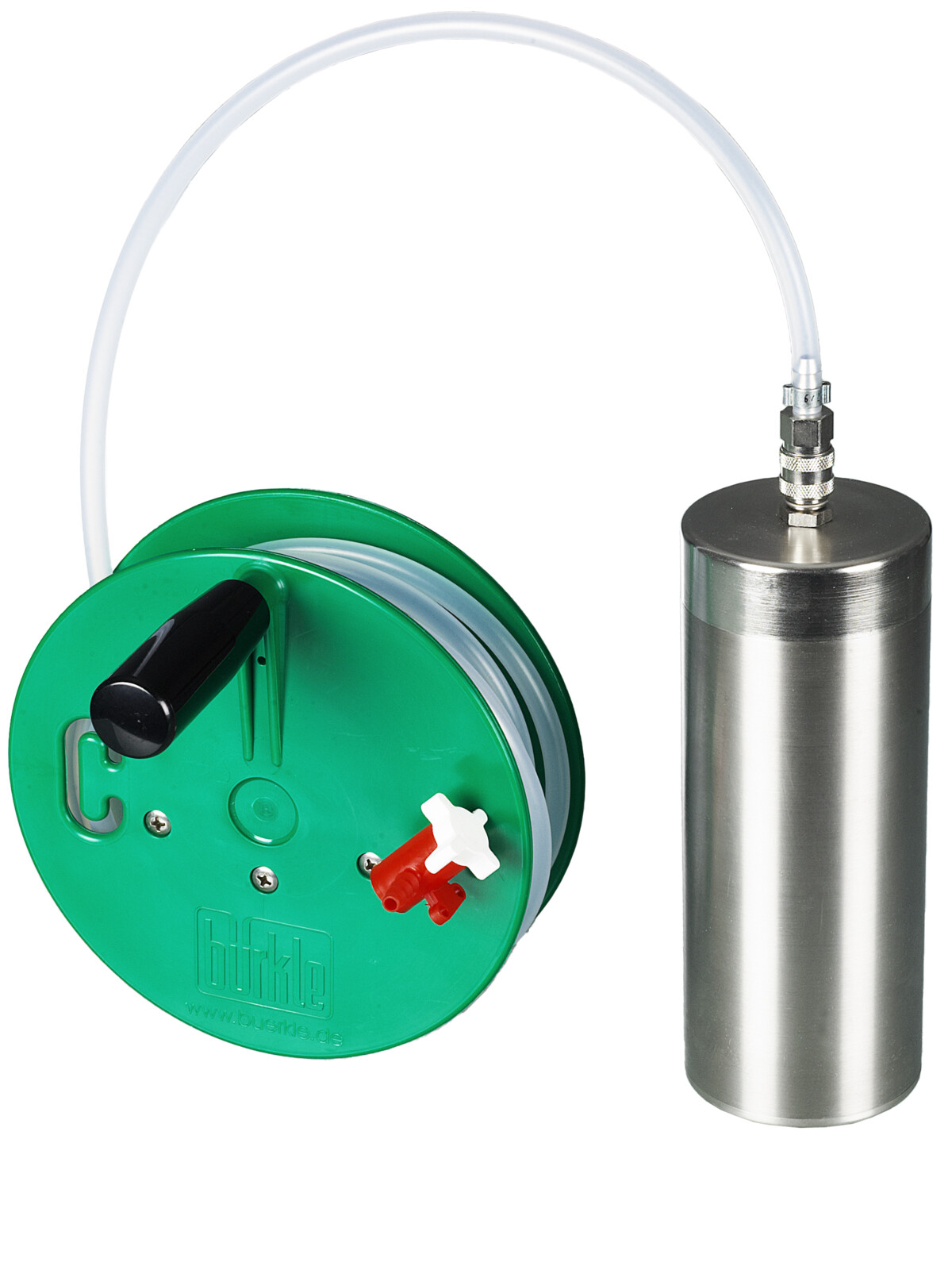 Target immersion cylinder, 500ml, Ø 75mm, hose 5 m