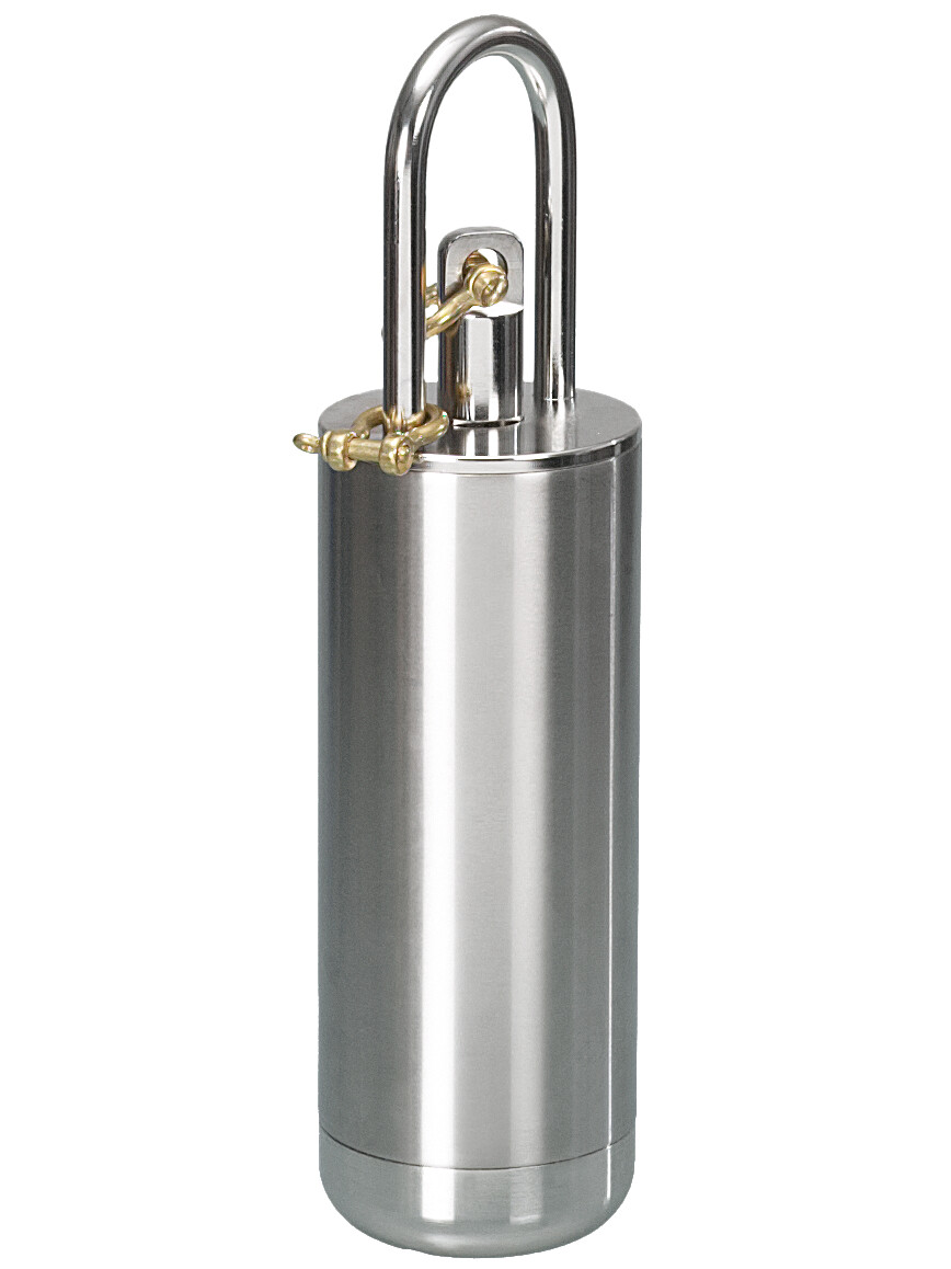 Immersion cylinder, brass, 500 ml, hxØ 300x75 mm