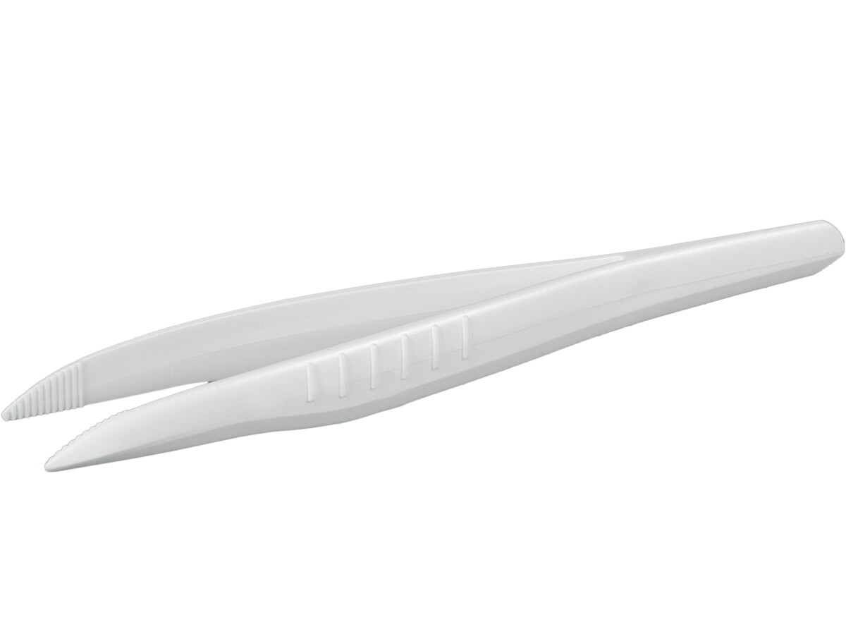 Forceps, disposable, pointed, 130mm, PS