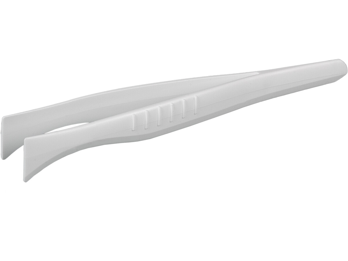 Forceps, disposable, broad tip, 130mm, PS, sterile