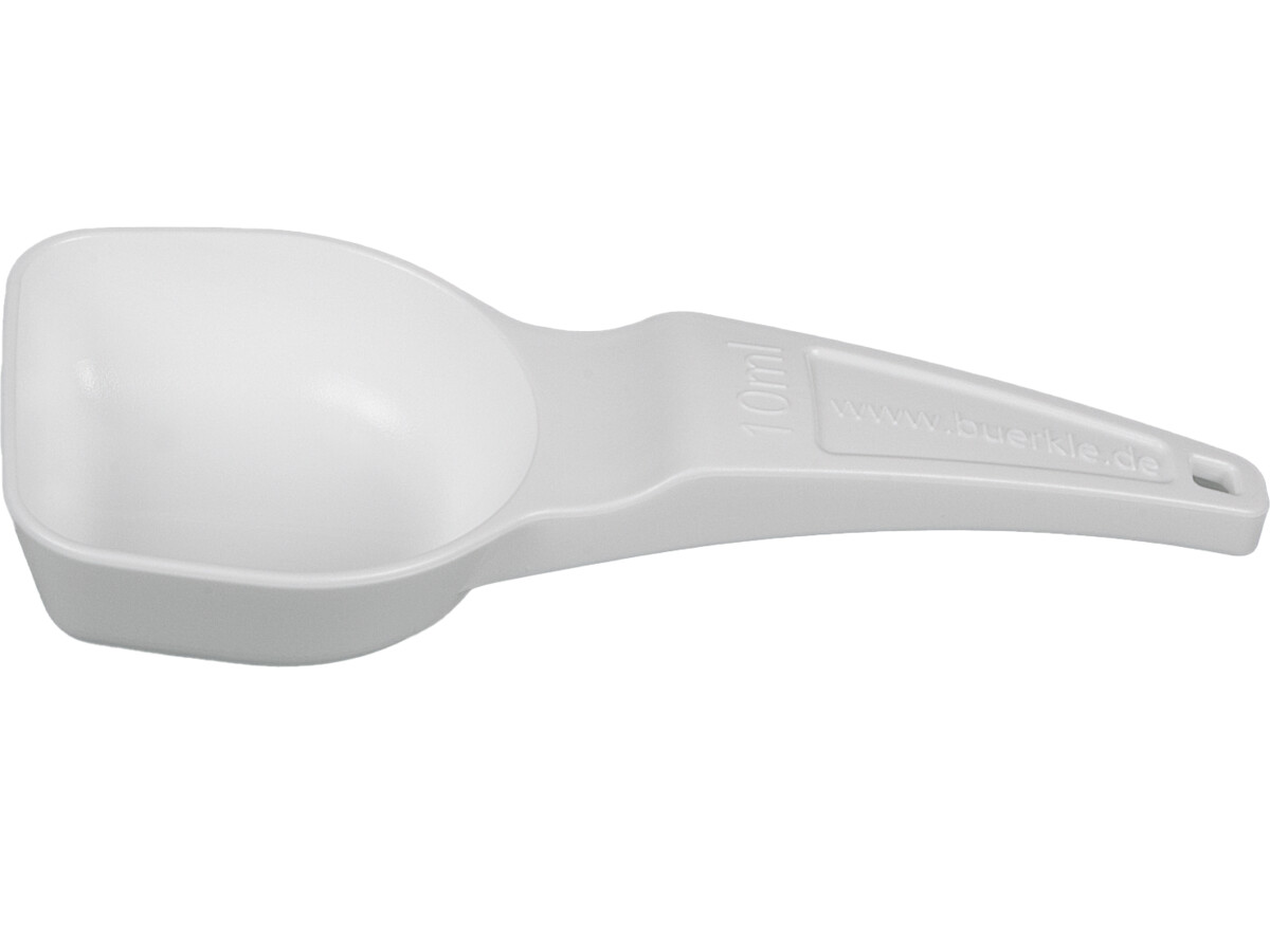 Dosing spoons 10 ml, PS, white