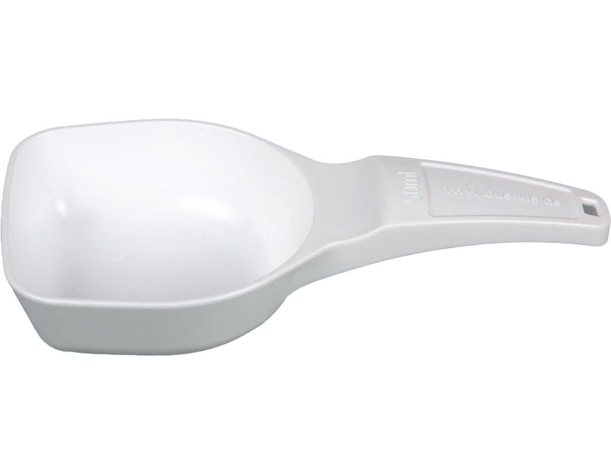 Dosing spoons 50 ml, PS, white