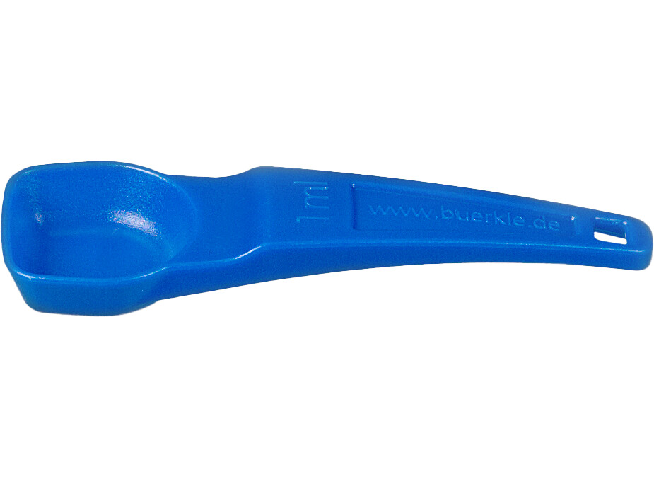 Measuring spoons 1.0 ml, PS, blue, sterile