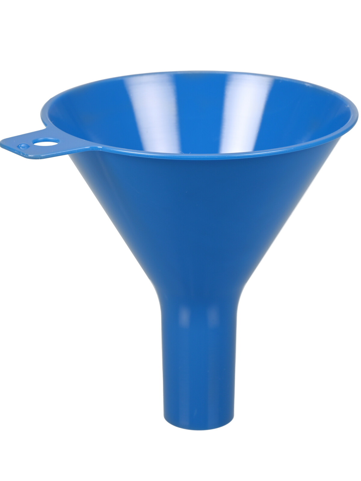Blue disposable powder funnel PS, Ø100mm, sterile