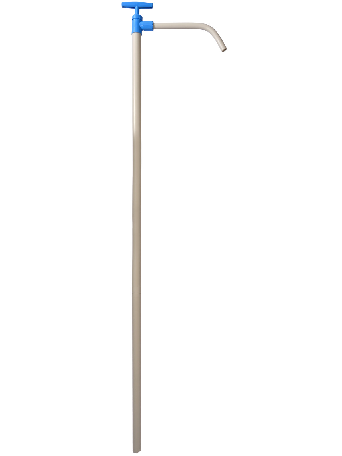 PP barrel pump w/discharge tube, 150cm, 300ml/str.