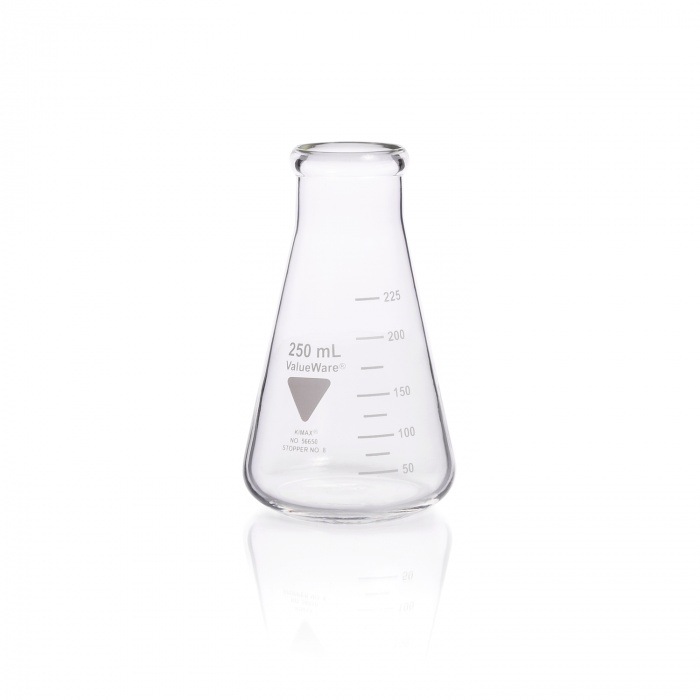 Erlenmeyer Flask,WIDE MOUTH,SCALE,500ML,VALUEWARE
