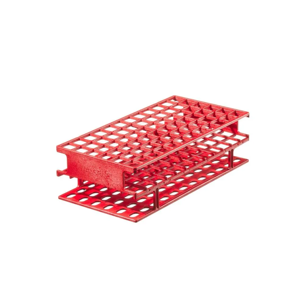 Test Tube Rack Unwire Red 13 mm