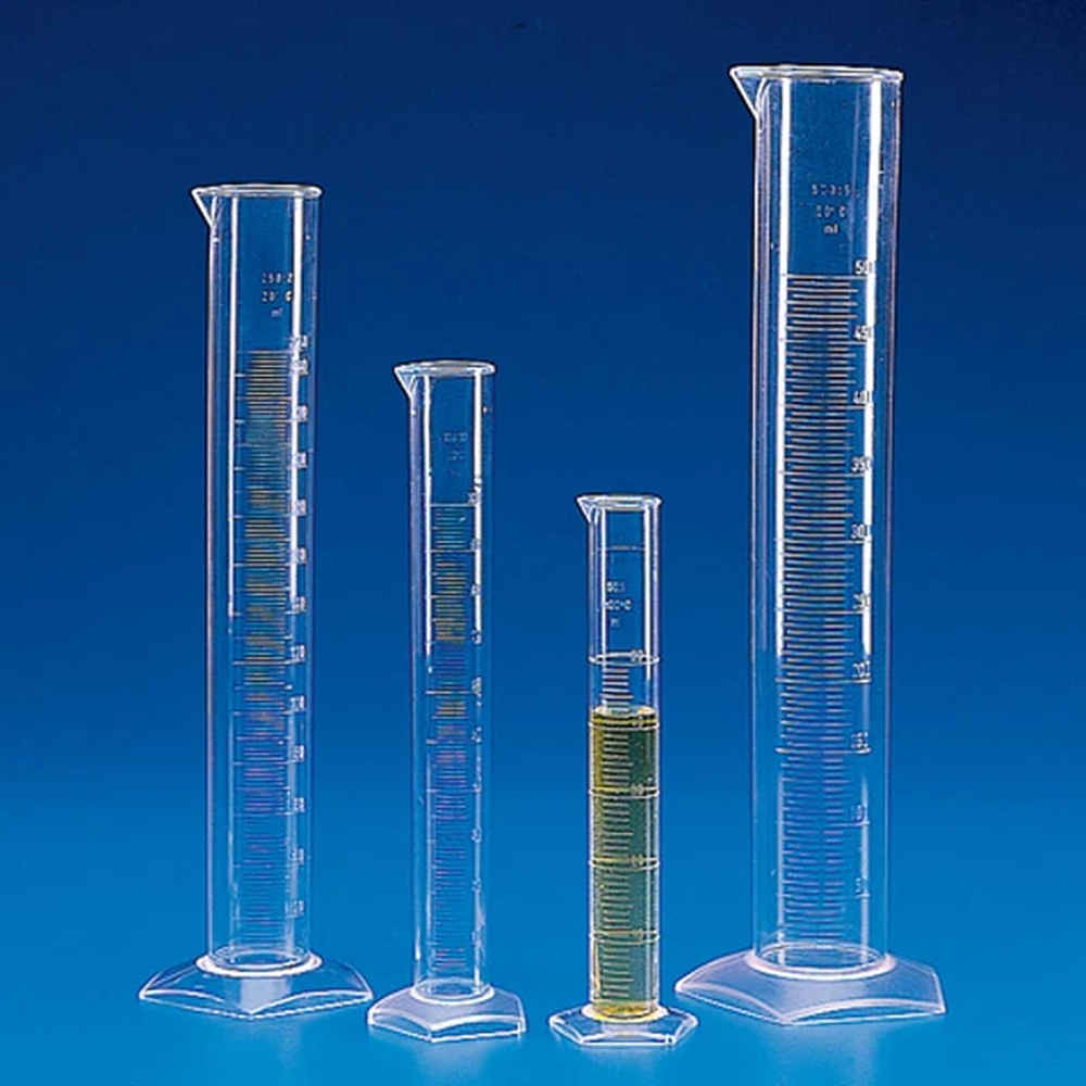 Graduated Cylinder, PMP (TPX), Molded Graduations, 250mL