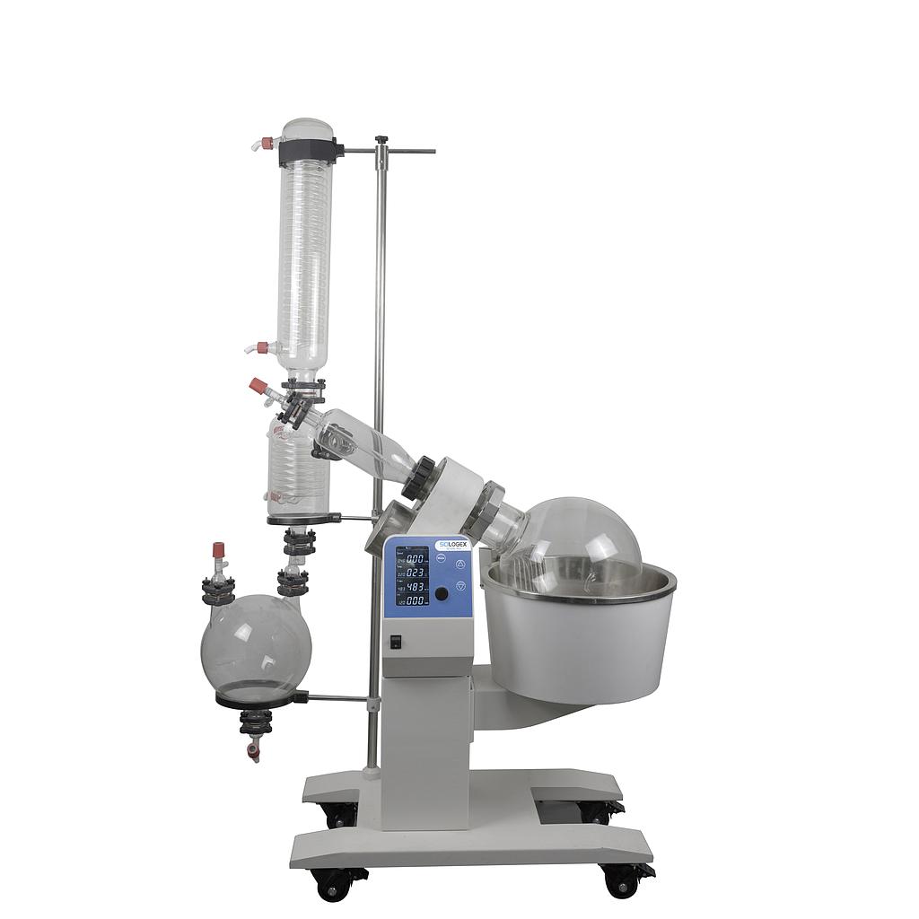 SCI20L-Pro 20L Rotary Evaporator including set of glassware vertical, No plug, 220-240V, 50/60Hz