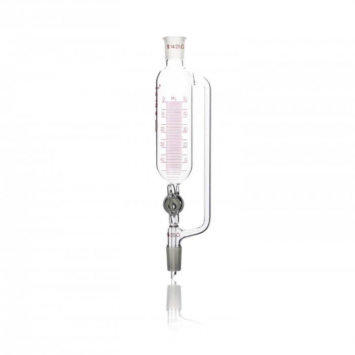 Graduated Addition Funnel Without Stopper and With Glass Stopcock 500 ML