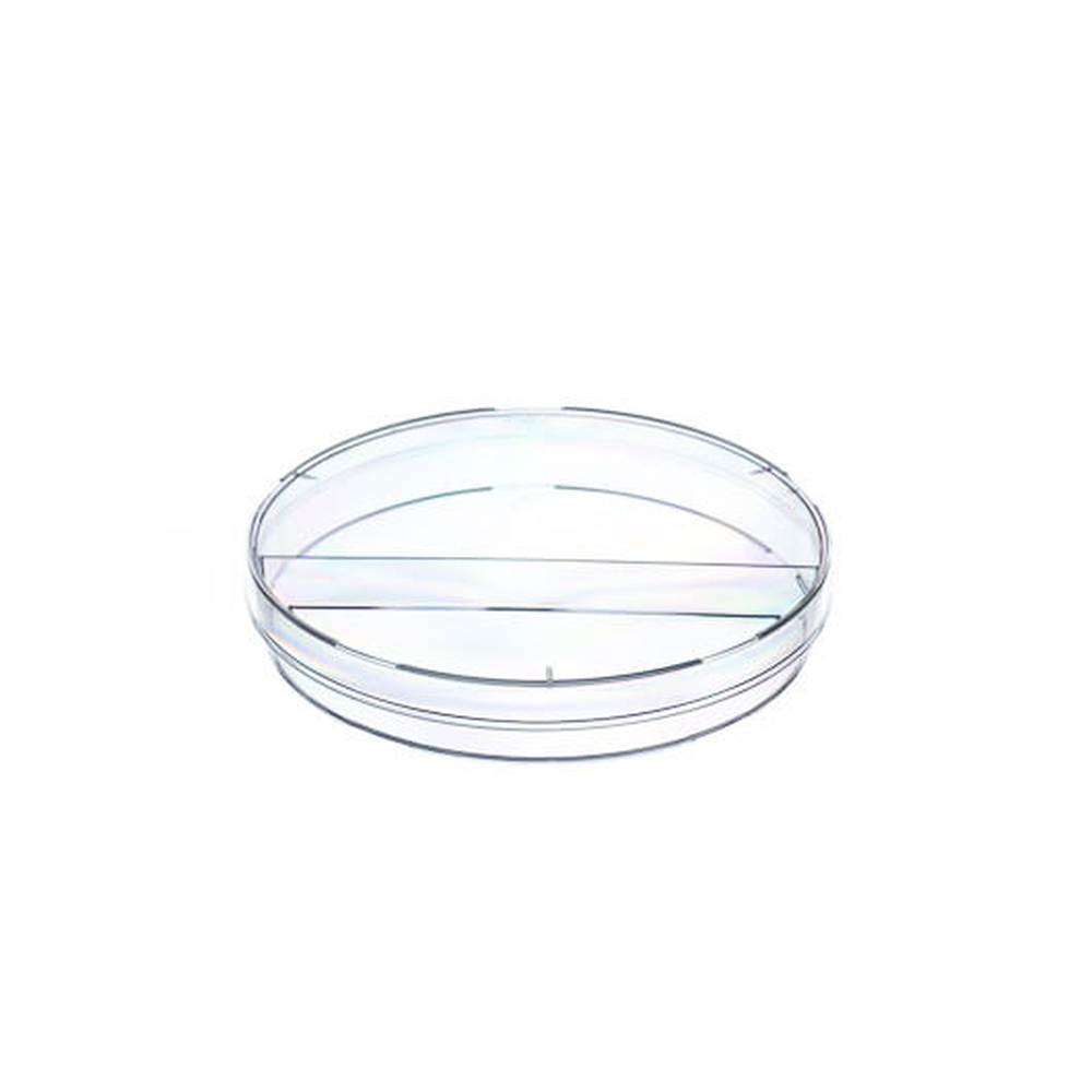 PETRI DISH, 2 COMPARTMENT 94,0/15 MM, WI