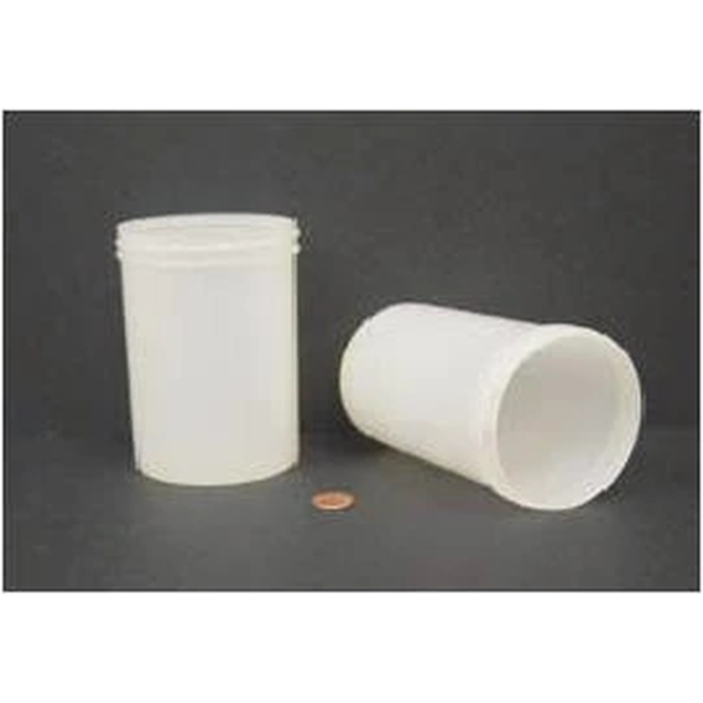 Jar, Wide Mouth, 600mL (20oz), PP, 89mm Opening, 3 1/8 x 5" (Screw Cap Packaged Separately)