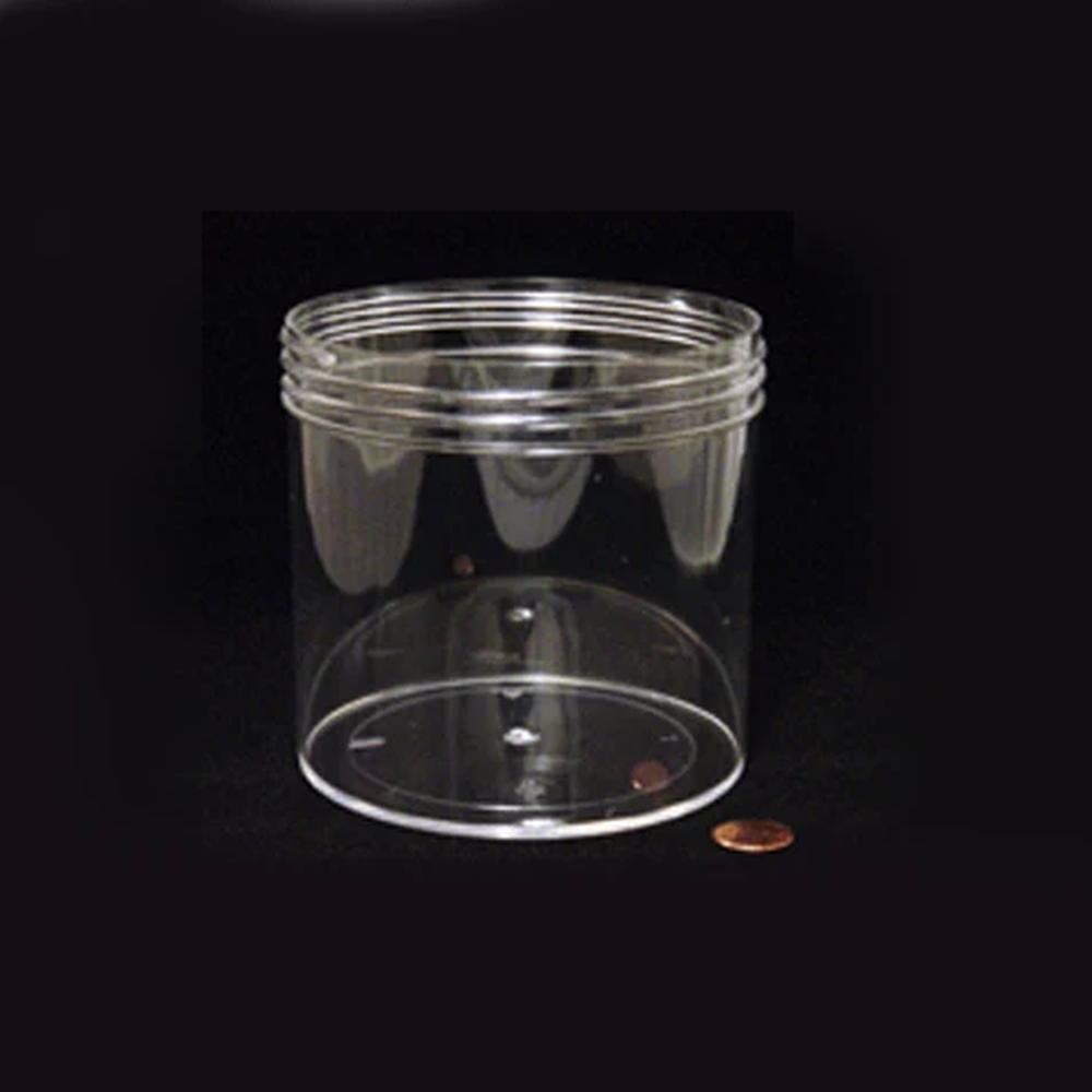 Jar, Wide Mouth, 960mL (32oz), PS, 120mm Opening, 4 3/8 x 3 3/4" (Screw Cap Packaged Separately)