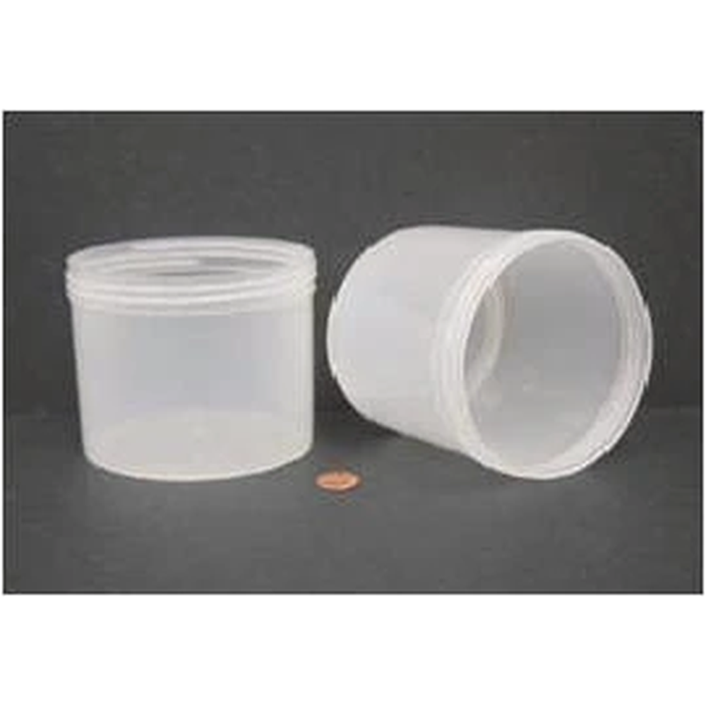 Jar, Wide Mouth, 960mL (32oz), PP, 120mm Opening, 4 3/8 x 3 3/4" (Screw Cap Packaged Separately)