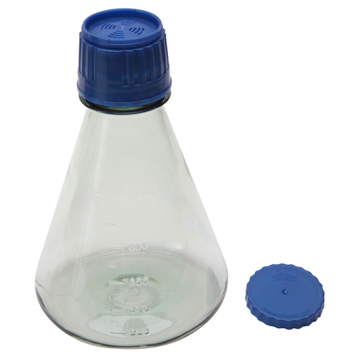 Flask Erlenmeyer Sterile Flat, PC 1000mL, 6/PK