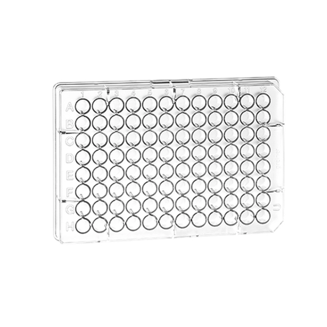 TC-PLATE 96 WELL, STERILE U-SHAPE,W.LID,