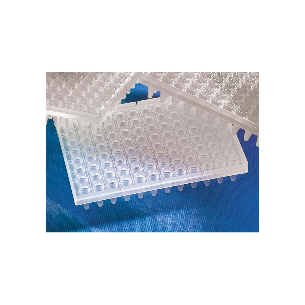 Thermowell 96 Well Polypropylene PCR Microplate, Natural, Nonsterile