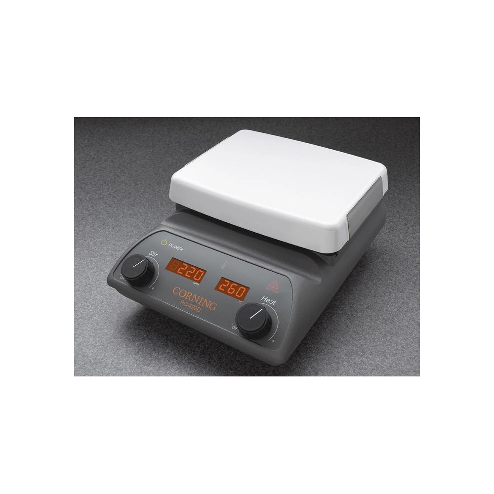 Corning 10 x 10 Inch Top PC-620D Stirring Hot Plate with Digital Displays, 230V/50Hz