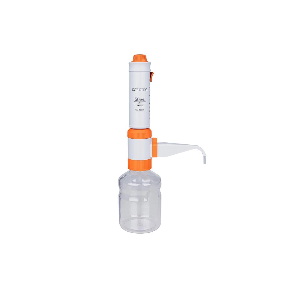 Corning, Bottle Top Dispenser, volume range, 5.0 - 50.0 mL, thread GL45