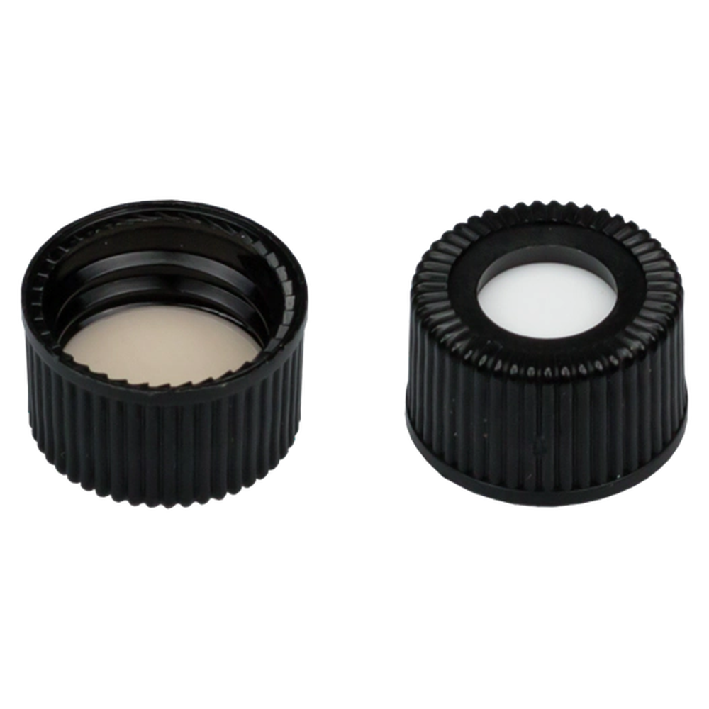 N15 PP screw cap (bonded, 15-425), black