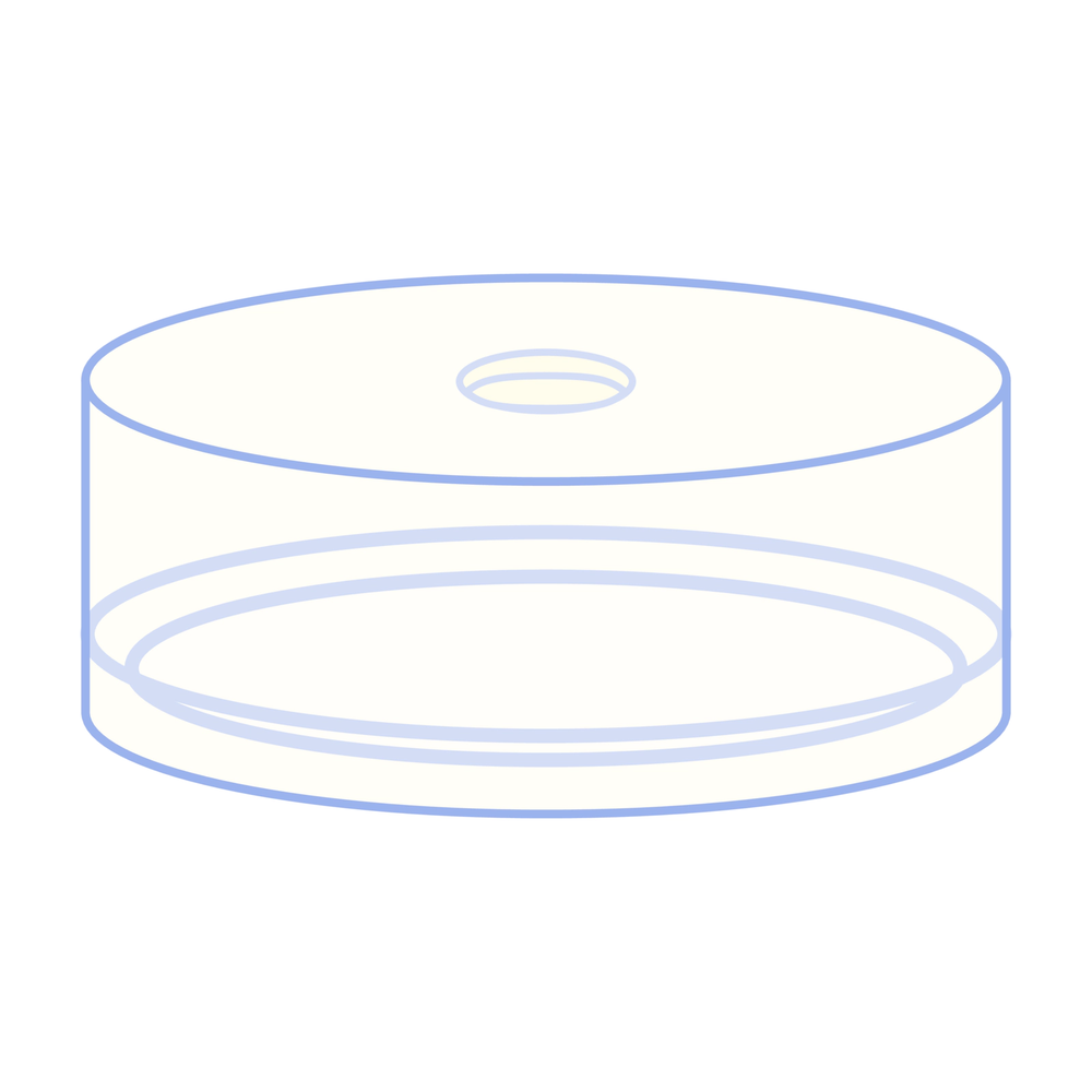 N20 PE Cap for crimp neck vials,beige