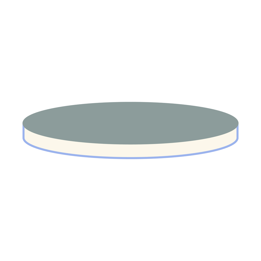 N 19 Septa, Butyl beige/PTFE gray , 55°, 1.3 mm