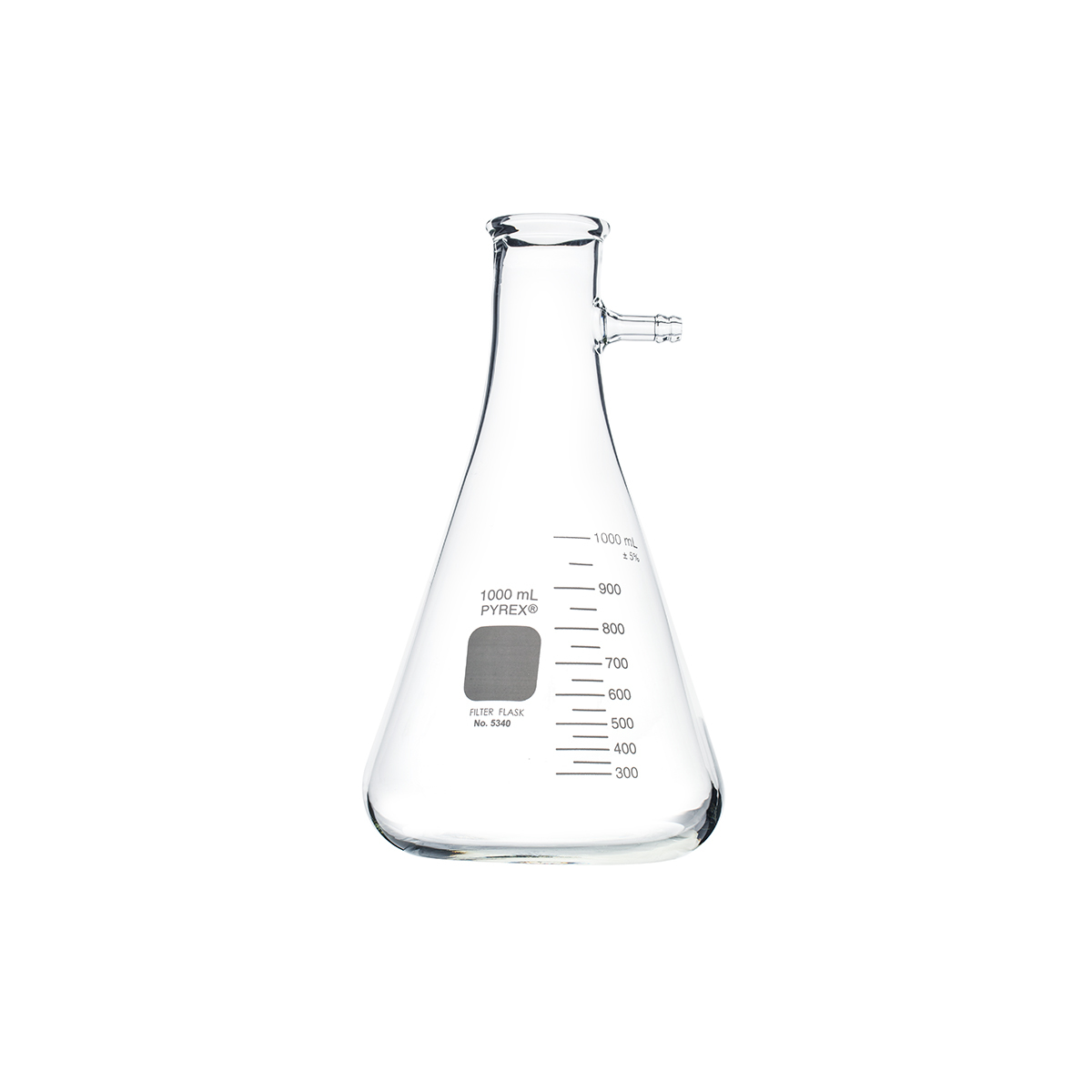 PYREX VISTA 125mL Micro Filtering Flasks with Sidearm Tubulation